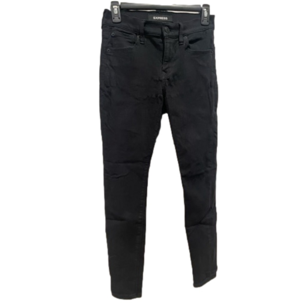 Express Black Stretch Legging Jeans - sz 0S